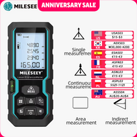 MILESEEY S6 Laserowa Miara Laserowa 40M 60M 80M 100M Dalmierz Laserowy IP54 Elektroniczna Miarka Przydatne Narzędzie Pomiarowe