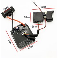 1 Sets Control Board+Switch+Pins For Dayi 2106 Brushless Electric Wrench Motherboard Accessories Switch Drive Board Controlle