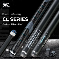 Crical Carbon Fiber Pool Cue Stick Carbon fiber Billiard Cue Stick Kit low deflection 3/8*8 joint with billar Cases