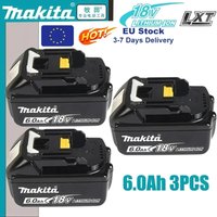 Batterie lithium-ion 18V pour outils Makita LXT BL1820B BL1830B BL1840B BL1850B BL1860B, pack de batterie de remplacement, batterie rechargeable haute performance, durée de fonctionnement plus longue,