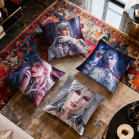 Sylus love and deepspace Where Silverwings Rest cushion cover soft pillowcover Sofa Home Living Room Decor hogar pillowcase