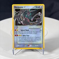 PTCG Proxy Cards EX Series Rayquaza Gold star Charizard Gengar Pikachu Hobbies Hobby Collectibles Game Collection Anime Cards