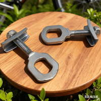 14mm Tensioner Chain Adjuster Electric Bicycle Motor Rear Axle Fastener Chain Adjuster For E-Bike Scooter Tensioner Fastener