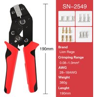 Crimper Pliers Hand Tools Professional Rj45 Crimping Pliers Clamp Crimping Tool Electrical Terminals Electrician Terminal SN2549