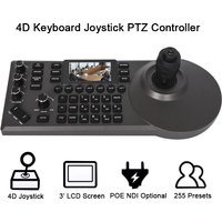 3 Inch LCD Screen 4D Keyboard NDI Ip Joystick PTZ Controller Live Steaming Camera Remote Control