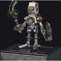 Mechanical Saints 3D Metal Puzzle DIY Building Blocks Trendy Handicraft Assembly Model Puzzle Toys Birthday Gift for Adult