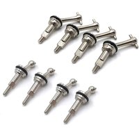 4pcs 1/28 Wltoys 284131 K969 K989 K999 P929 Metal Extended Drive Shaft CVD Universal Joint RC Car Upgrade Parts
