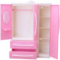 Armoire familiale, accessoires de poupée de jeu, Mini accessoires de mode, garde-robe pour enfants, meubles de maison de rêve créatifs, jouets cadeaux pour filles