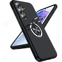 Case For Samsung Galaxy S26 S25 Ultra Plus A57 A37 A56 A36 A17 Armor Bumper Shockproof Metal Ring Hard PC Silicone Cover