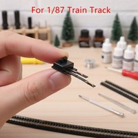 1:87 HO Railway Model Parts Simulation Track Junction Box Power Strip DIY Train Layout Diorama Making Supplies