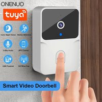 Tuya WiFi vidéo sonnette sans fil HD caméra IR alarme sécurité maison intelligente porte cloche WiFi interphone pour la maison