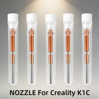 Hardend Steel Nozzle Kit 0.2-0.8 Titanium All-Metal Hotend for Creality K1/K1C/K1 Max High-Speed Printing For Ender 3 V3/V3 Plus