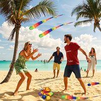 1/3pcs Outdoor Meteor Ball Throwing Sandbags Colorful Ribbon Soft Wind Resistance Ball Sensory Integration Training Equipment