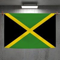 Jamaica Flags Custom Decorative Wall Hanging Banner Art for Bedroom Living Room Home Office Outdoor Decor Gift