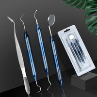 Stainless Steel Dental Hygiene Instrument Set with Scaler Explorer for Professional Teeth Cleaning and Plaque Removal
