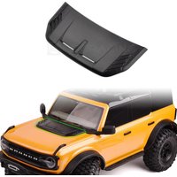 For Traxxas 1/10 Trx-4 New Bronco Trx4 Black Nylon Material Three-dimensional Hood Air Outlet Raptor Engine Hood