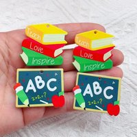 10Pcs Student Graduation Season Acrylic Pendant Jewlery Findings For Earring Necklace Diy Making