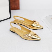 2026 Women's Shoes Fashion Runway Style Flat Sandals for Woman Exquisite Pointed Tip Casual Shoes Designer Shoes Sandalias Mujer