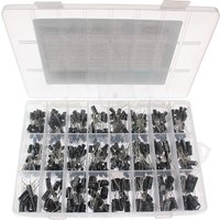 500PCS 0.1uF~1000uF Assorted Aluminum Electrolytic Capacitors Kit Box, 10V 16V 25V 50V 24 kinds Capacitor Set For Electronic DIY