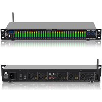 FULUODE EQ315 Professional Digital Equalizer Tuner for Stage Audio Noise Reduction with Segmented Display Audio Performance Equi
