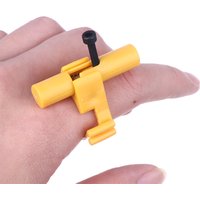Finger Ring Decompression Artifact Game Toy Keychain Launcher Model Keyring For Boys Children Toy Accessories Stress Relief Gift