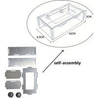 ● Hanging Acrylic Fish Tank Feeder Anti Drifting Aquarium Feed Feeder Fixed-point Fish Food Feeder Aquatic Aquarium Accessories
