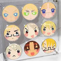Face H-Hetalia Badges Tinplate Soft Button Pin Brooch Metal Badge Custom Jewelry Accessories Hat Bag Lapel