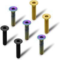 AliExpress kocevlo KOCEVLO Bicycle Headset Bolts Titanium M6*30mm CNC Countersunk Head MTB BMX Bikes Stem Top Cap Ti Retaining Screw