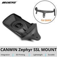 For QUICK CANWIN Zephyr SSL Integration Aerodync Computer Rocket Mount 3D Printing Speedometer Bracket For Garmin 1050 Wahoo