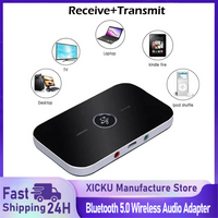 Bluetooth 5.0 Audio Transmitter Receiver Stereo AUX Jack RCA USB Dongle Music Wireless Adapter For Car Kit PC TV Headphone
