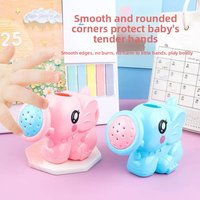 child Bath Toy Plastic Kettle Bath Shower Tool Baby Bathroom Toy Elephant Watering Pot Bath Toy for Children Summer Bath Sprinkl
