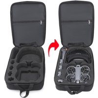 Hard-Shell Backpack for Dji Neo 2 Motion Fly More Combo Drone Shockproof Protective Case Portable Storage Bag for Dji Neo 2