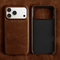Luxury Genuine Leather Case For Iphone 17 16 15 Pro Max 17Pro 16Pro 15Pro Max Back Cover Cases Protective Coque Funda Shell Capa