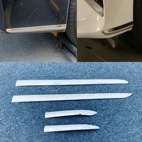 For Toyota Alphard AH30(Deluxe Edition)2019 2020 Car Front Bumper Corner Cover Trim anti-rub Lip Molding Cover Styling