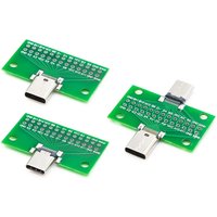 USB 3.1 Connector Type-C Adapter Plate PCB Board Female Male Head Convertor 2*13P to 2.54MM Transfer Test Board USB3.1 Module