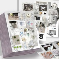 8 Pieces Ins-Style White Holiday Stickers - Minimalist Decor Decals for Handbooks, Phone Cases Notebooks RecordingYourLife Store
