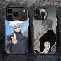 Anime Gojo S-Satoru Phone Case For iPhone 17,16,15,14,13,12,11,Pro,XS,Max,Plus,Mini,SE4,E Black Matte Shockproof Cover