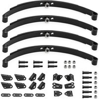 Front Rear Suspension Steel Leaf Spring Lifting Lug Set for 1/14 Tamiya RC Tractor Trailer Truck Model Car Upgrade Parts