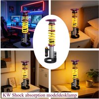 Modified Coilovers Spring Shock Lamp, Industrial KW Suspension Light, Gaming Room Cool Atmosphere Lamp, Boy Gift