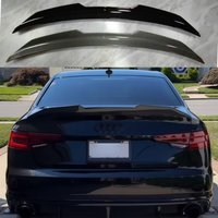 Rear Trunk Spoiler Wing PSM Style for Audi A5 F5 S5 RS5 B9 B9.5 Sportback 4Door 2017-2024 Rear Diffuser Tail Fin Body Kit Tuning