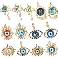 Turkish Evil Blue Eye Charms for Jewelry Making Supplies Dijes Diy Earrings Necklace Bracelet Jewelry Amulet Accesories