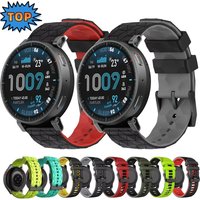 22mm 20mm Silicone strap for Amazfit Active Max/Bip 6-5/Active 2 wristband Samsung Galaxy Watch 7/6/5 Huawei Watch 5 GT6-5 46mm