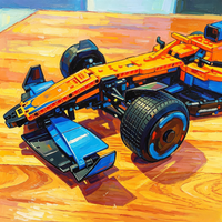 Technic sports racing building block car Building block Formula racing car model toy Suitable for enthusiasts Holiday gift