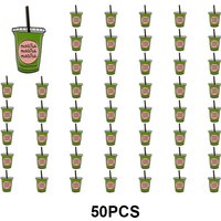 1-100PCS Cup Mobile Phone 3M Sticker Badge Metal Pin Broooches Pins