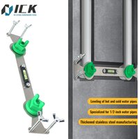1/2-Inch Pipe Leveling Tool – Stainless Steel Adjustable Fixing Bracket for Hot and Cold Water Pipes, Durable and Easy to Use