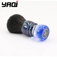 YAQI OCEAN 28mm Synthetic Hair Resin Handle Men Wet Shaving Brush