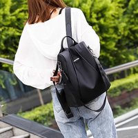 Women Waterproof Oxford Cloth Travel Backpack Nylon Anti-theft Double Shoulder Bag Women Travel Student Accessories