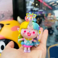 Unicorn Girl Lass Rainbow Soda Cans Blind Box Figure Toys Colorful Summer Vacation Cute Doll Designer Toy Office Decoration Gift