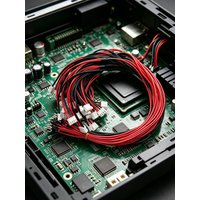 10pcs/lot Pure Copper 55cm 4pin Power Supply Cable /LED Power Wire for Outdoor /Indoor LED Display Module P2 P3 P4 P5 P10
