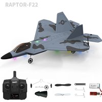 2024 neue F22S 2,4G 4CH 3D6G RC Flugzeug Raptor F22 Kampfflugzeug WLtoys A180 Upgrade Version LED Licht mit Gyroskop Out Tür Spielzeug